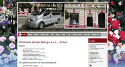 Desktop Screenshot of pohrebnisluzba.krnov.net