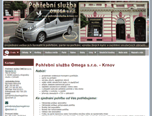 Tablet Screenshot of pohrebnisluzba.krnov.net