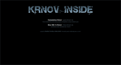 Desktop Screenshot of krnov.in
